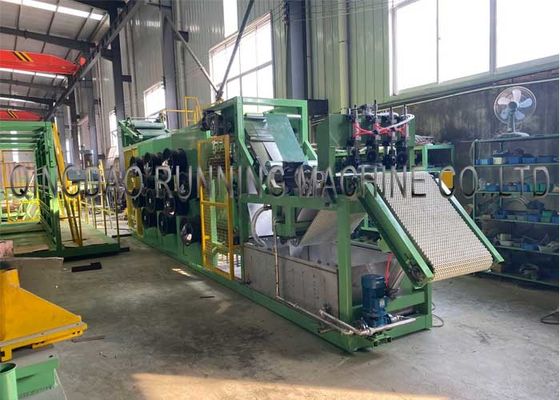 Qualität  Floor Standing Rubber Batch Off Machine Hanging Rod Type Compound Film Air Cooling usine